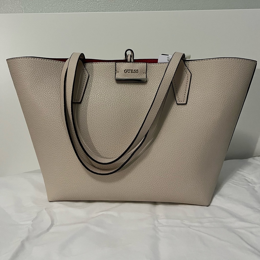 Guess Leather Tote Bag